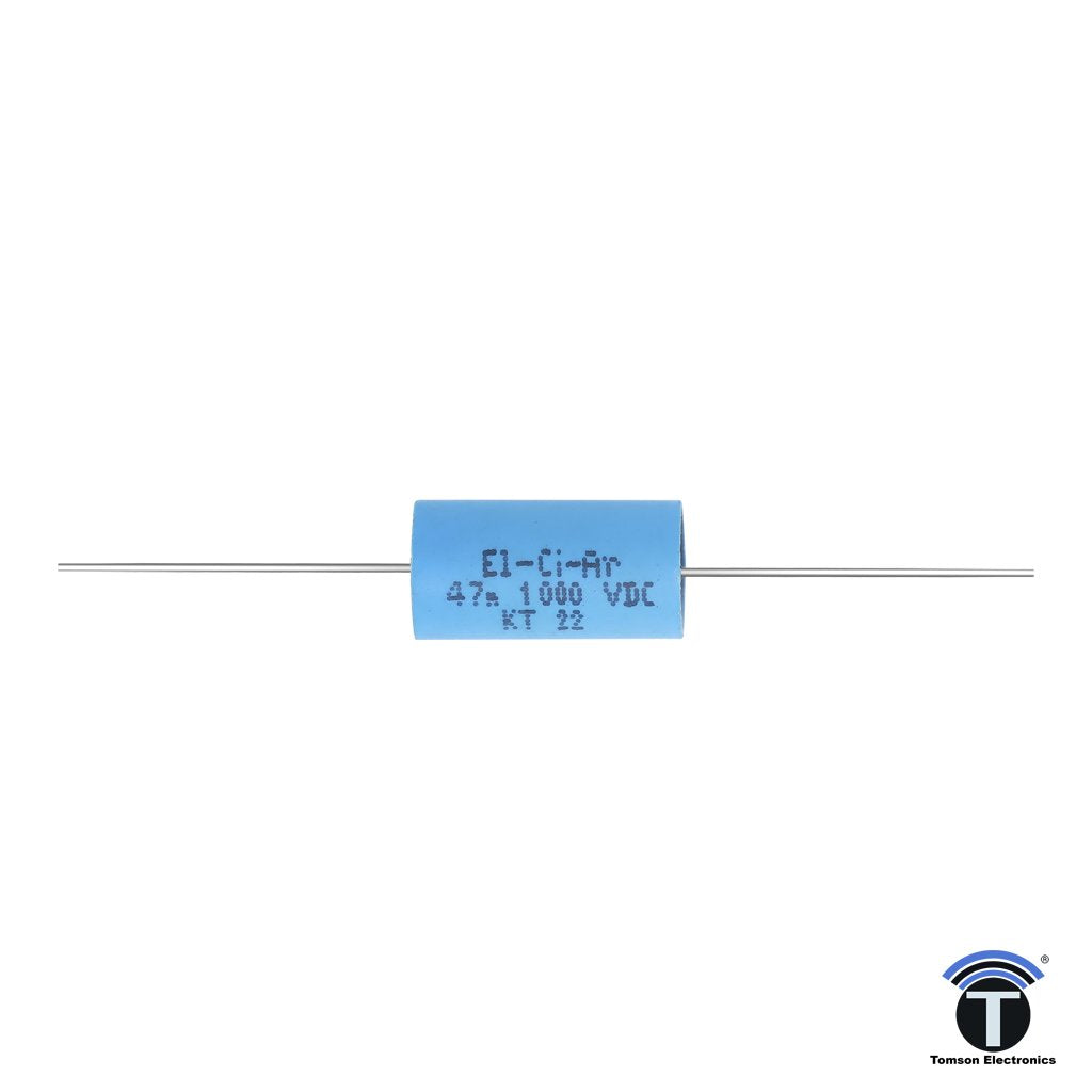 47nF 1000VDC KT22 Film Foil Polyester Axial Capacitor 47nF 1000VDC KT22 Film Foil Polyester Axial Capacitor